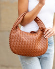 Paige Woven Handbag