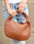 Paige Woven Handbag