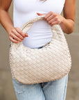 Paige Woven Handbag