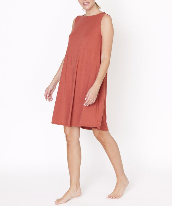 Fabina Bamboo Daytime Hepburn Dress New Length