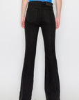 Artemis Vintage Embellished High Rise Cross Over Flare Jeans