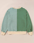 Colorblock Drop Shoulder Oversize Sweatshirt