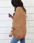 Colorblock Drop Shoulder Oversize Sweatshirt