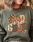 God is So Good Autumn Graphic Fleece Sweatshirts