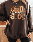 God is So Good Autumn Graphic Fleece Sweatshirts