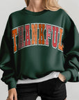 Thankful Graphic Fleece Sweatshirts