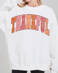 Thankful Graphic Fleece Sweatshirts