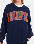 Thankful Graphic Fleece Sweatshirts