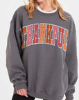 Thankful Graphic Fleece Sweatshirts