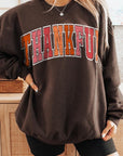 Thankful Graphic Fleece Sweatshirts