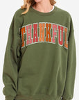 Thankful Graphic Fleece Sweatshirts