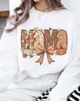 Fall Mama Autumn Coquette Pumpkin Vibes Sweatshirt