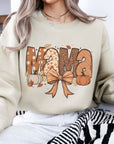 Fall Mama Autumn Coquette Pumpkin Vibes Sweatshirt