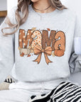 Fall Mama Autumn Coquette Pumpkin Vibes Sweatshirt