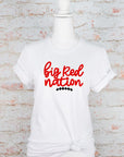 Big Red Nation Graphic Crew Neck Tee