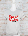 Big Red Nation Graphic Crew Neck Tee