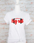 Big Red Football Graphic Crew Neck Tee