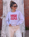 Nebraska Cozy Graphic Sweatshirt