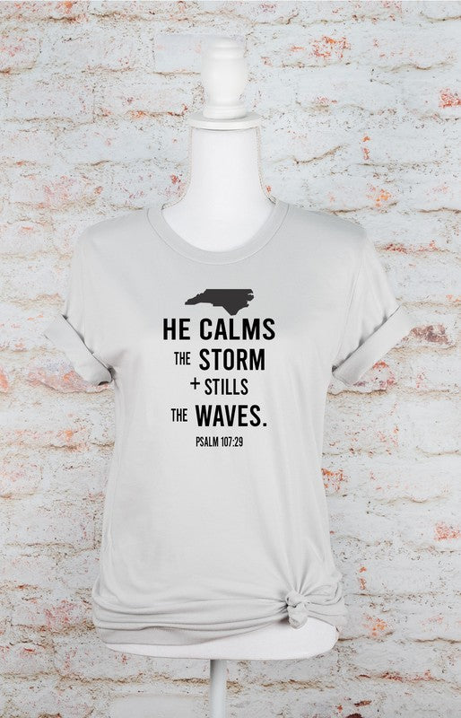 North Carolina Calms the Storms Graphic Tee