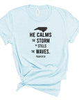 North Carolina Calms the Storms Graphic Tee