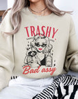 Baddie Girly Retro, Sassy Sweatshirt