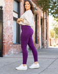 Julia Rose The Kinsley Purple Full Length Leggings