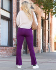 Julia Rose The Reese  Purple Flare Leggings