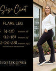 Julia Rose The Reese  Purple Flare Leggings