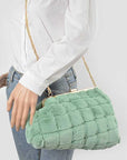 Quilted Faux Fur Iconic Swing Bag