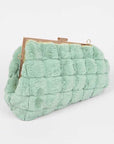 Quilted Faux Fur Iconic Swing Bag