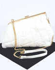 Quilted Faux Fur Iconic Swing Bag