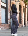 Julia Rose The Jennifer Plaid Bootcut Leggings