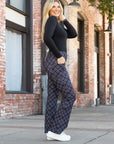 Julia Rose The Jennifer Plaid Bootcut Leggings