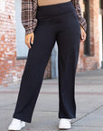 Julia Rose The Brooke Black Wide Leg Full Length with Pockets