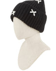 Mini Satin Ribbon Bow Beanie