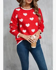 Heart Knit Sweater