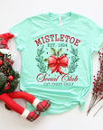 Mistletoe Social Club Holiday Graphic Tee