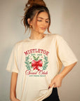 Mistletoe Social Club Holiday Graphic Tee