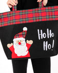 Santa Claus Christmas Oversized Tote Bag