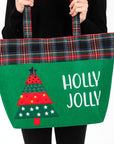 Christmas Tree Oversize Holiday Tote