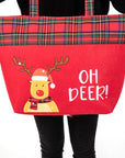 Oh Deer Christmas Oversize Tote