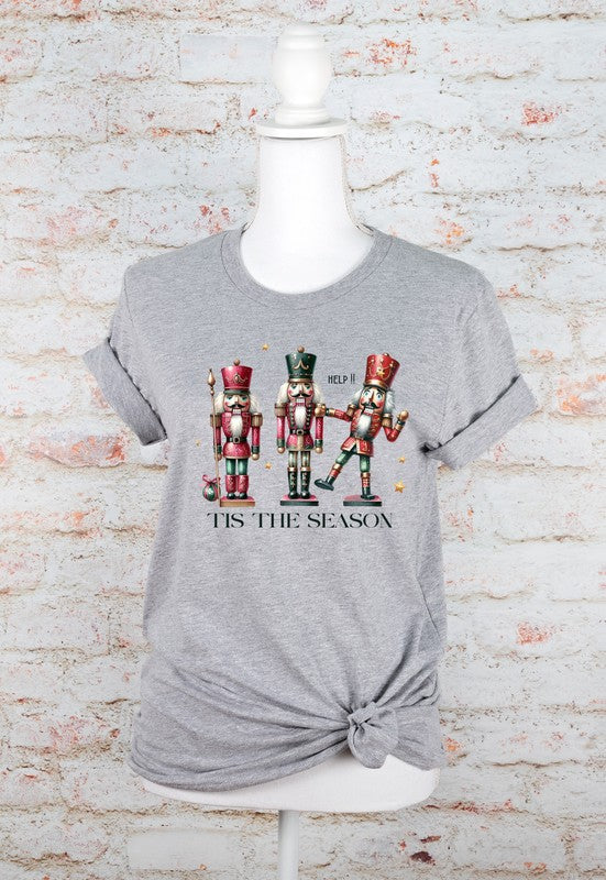 Nutcracker Tis The Season Holiday Graphic Tee