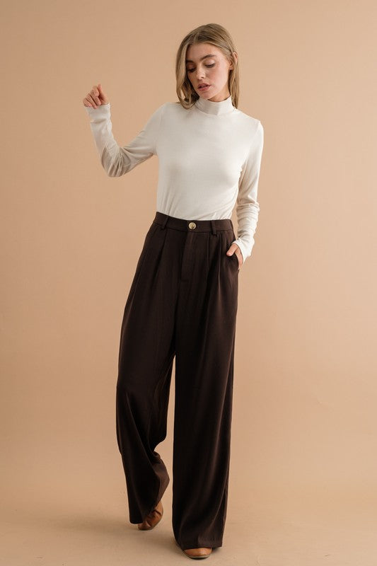 High Waisted Wide Leg Pants