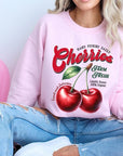 Farm Fresh Cherries Graphic Fleece Sweatshirts