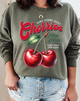 Farm Fresh Cherries Graphic Fleece Sweatshirts