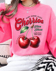 Farm Fresh Cherries Graphic Fleece Sweatshirts