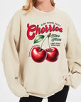 Farm Fresh Cherries Graphic Fleece Sweatshirts