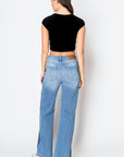 Artemis Vintage Tummy Control 90's Vintage High Rise Wide Jeans