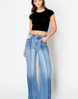 Artemis Vintage Tummy Control 90's Vintage High Rise Wide Jeans