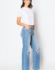 Artemis Vintage Tummy Control High Rise Relaxed Straight Leg Jeans